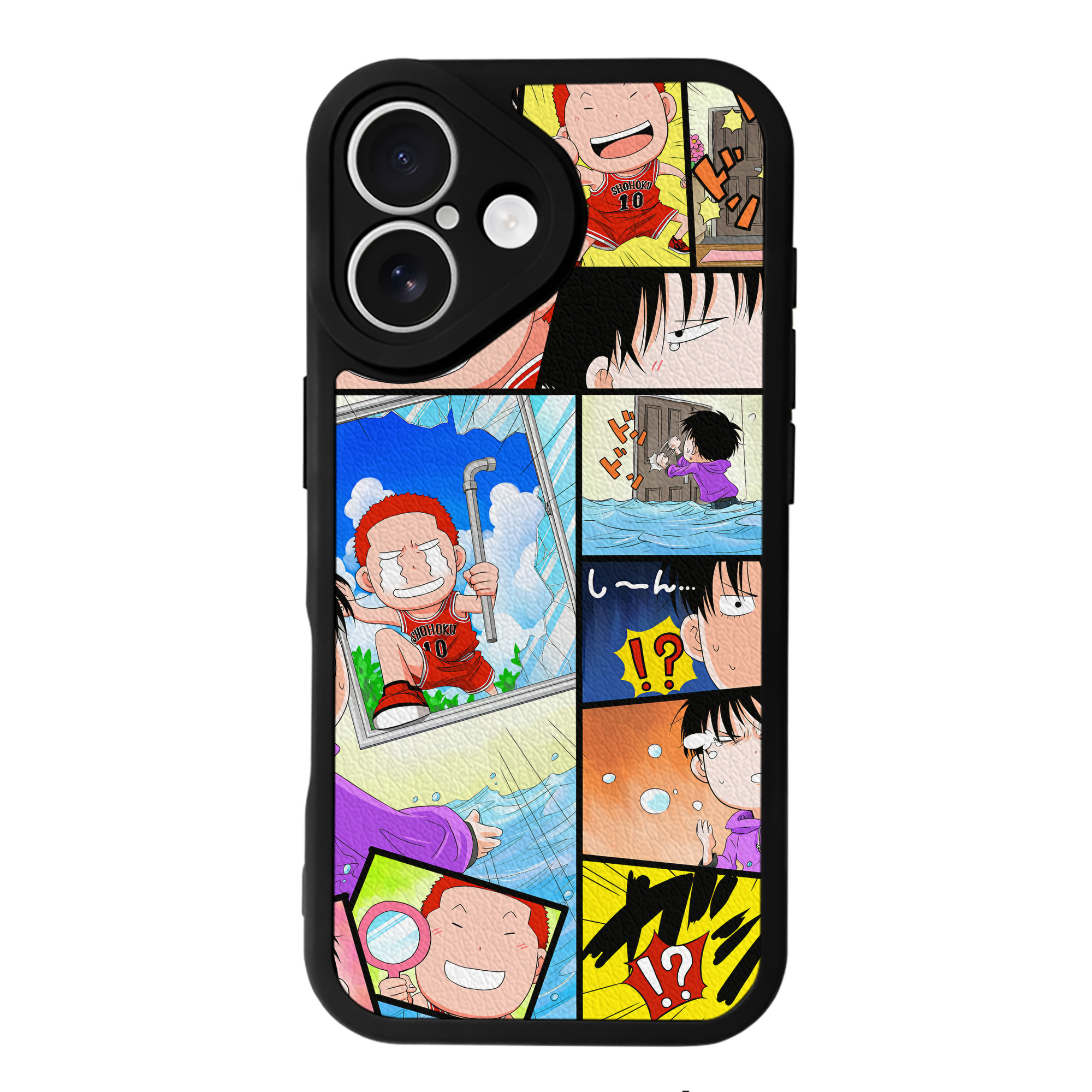 （画像用） SLAM DUNK／スラムダンク 【iPhone 16シリーズ対応】シリコンスマホケース（レザー調） 材質：シリコン